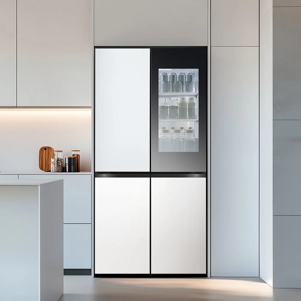 LG 디오스 오브제컬렉션 STEM 베이직 냉장고 Fit & Max (노크온)