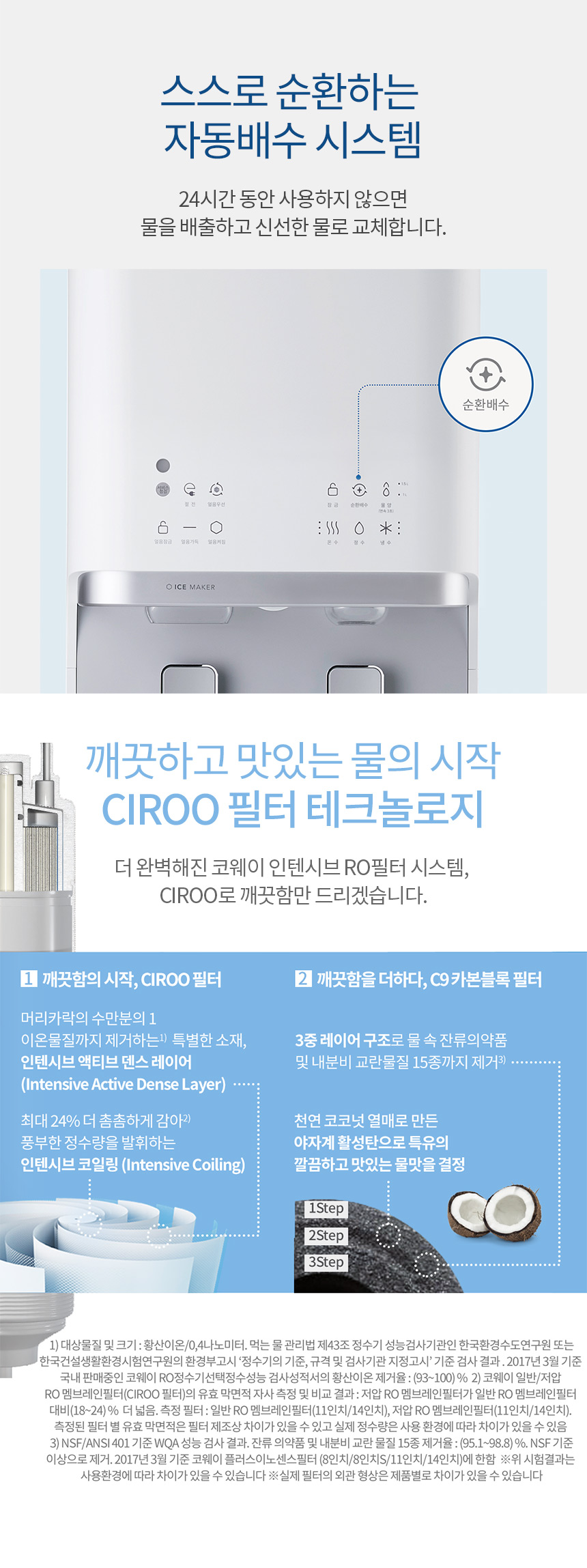 CHPI-5801L_코웨이 아이스 스탠드 정수기_5번째 상세정보 코웨이 CHPI-5801L 코웨이 아이스 스탠드 정수기 상세이미지 6