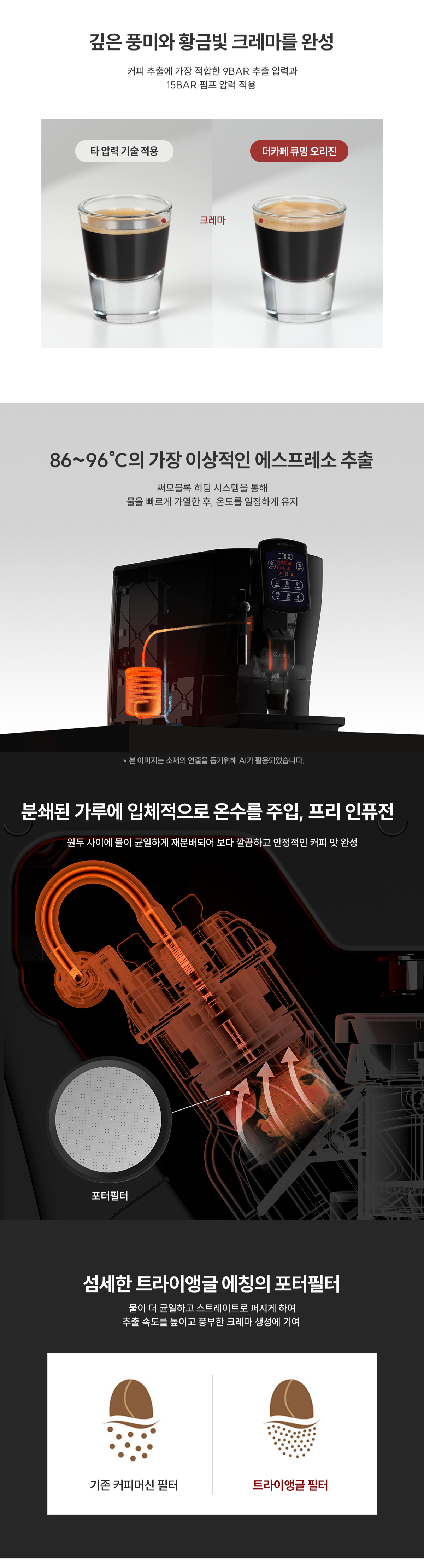 현대큐밍 HQCC300B0G 더카페 큐밍 오리진 +웰컴원두,슬러지확장통 상세이미지 5