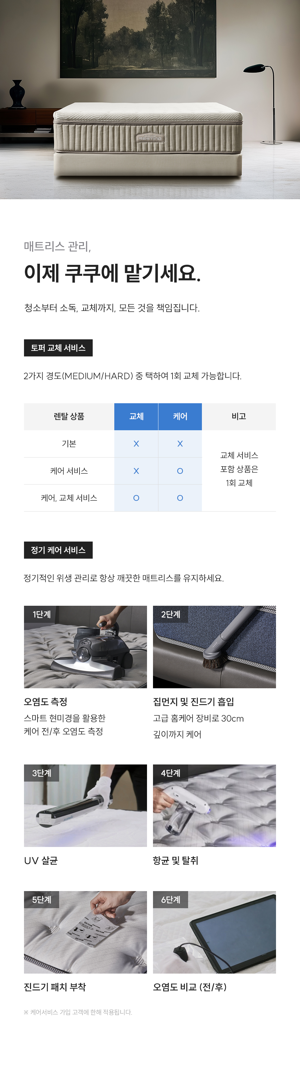 쿠쿠 CRM-D01HEHLK 레스티노 매트리스 직접관리 상세이미지 10