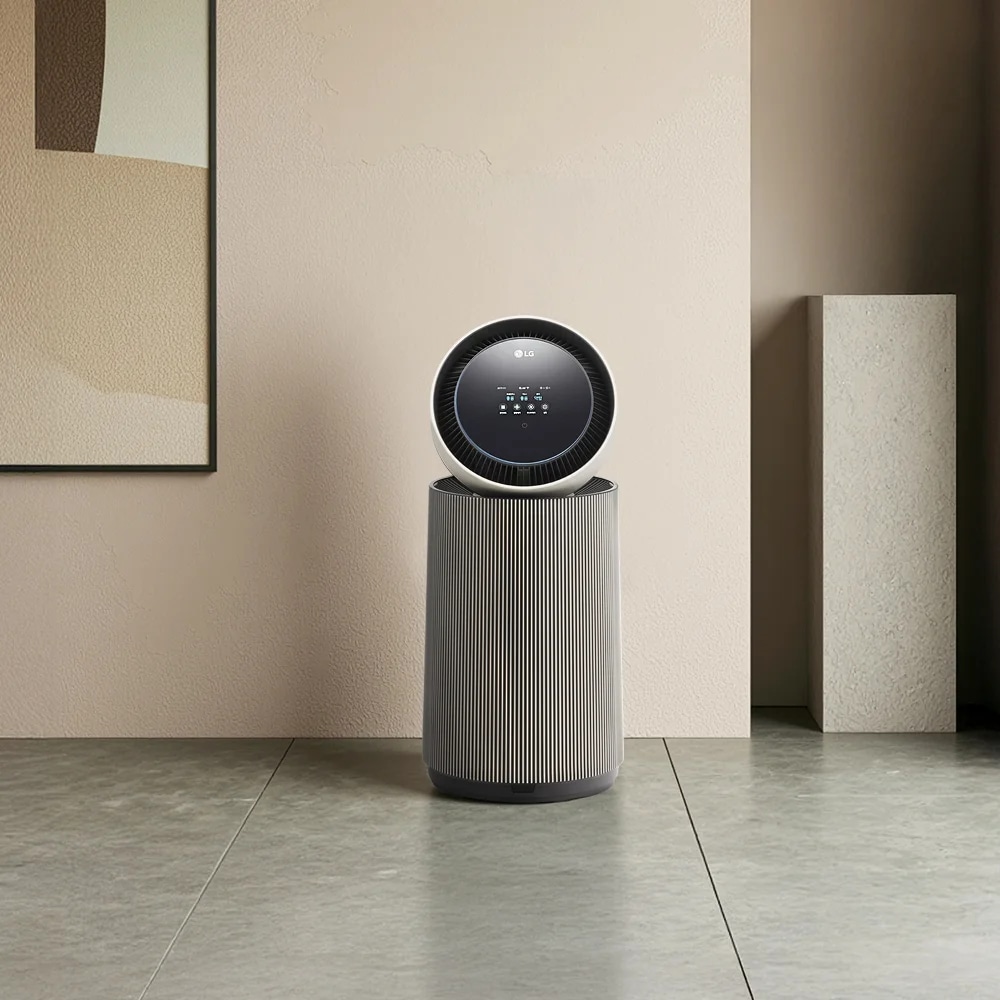 LG 퓨리케어 AI 오브제컬렉션 360˚ 공기청정기 M5 + 무빙휠 세트